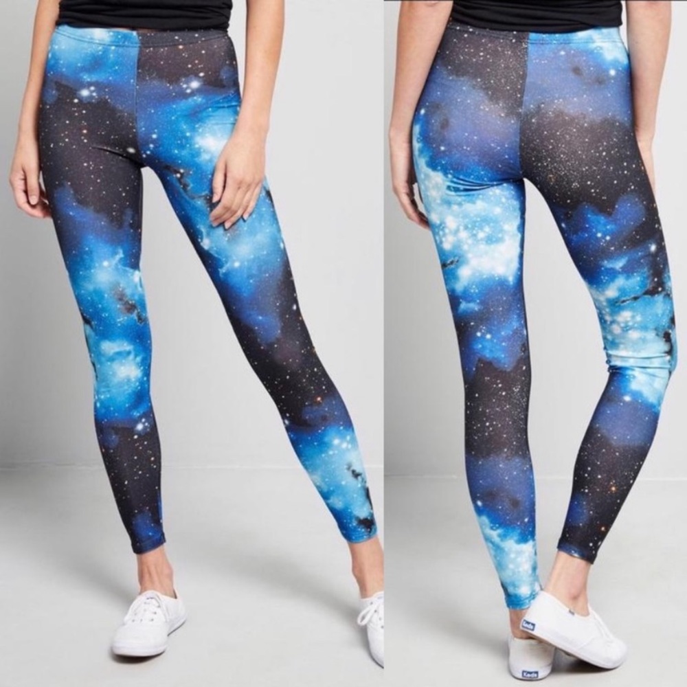 Modcloth galaxy constellation star pants leggings